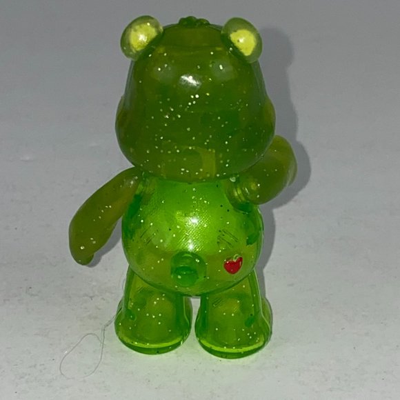 TCFC Green Good Luck Care Bear Shamrock 3" Character See Thru Kids Toy - Picture 2 of 4
